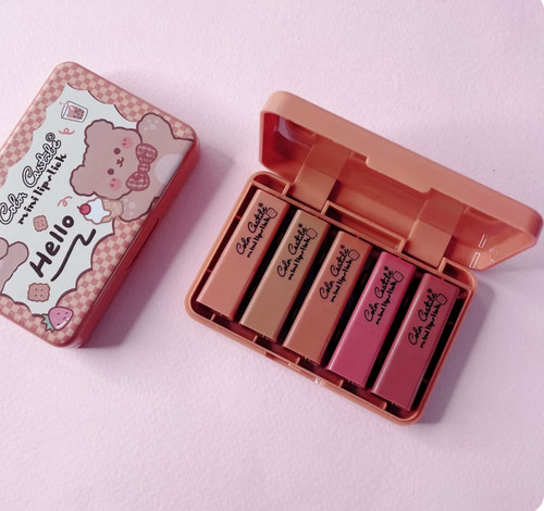 پک رژ لب 6عددی