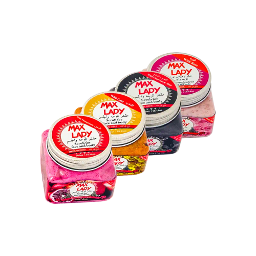 اسکراب شنی صورت و بدن لیدی مدل در چند رایحه